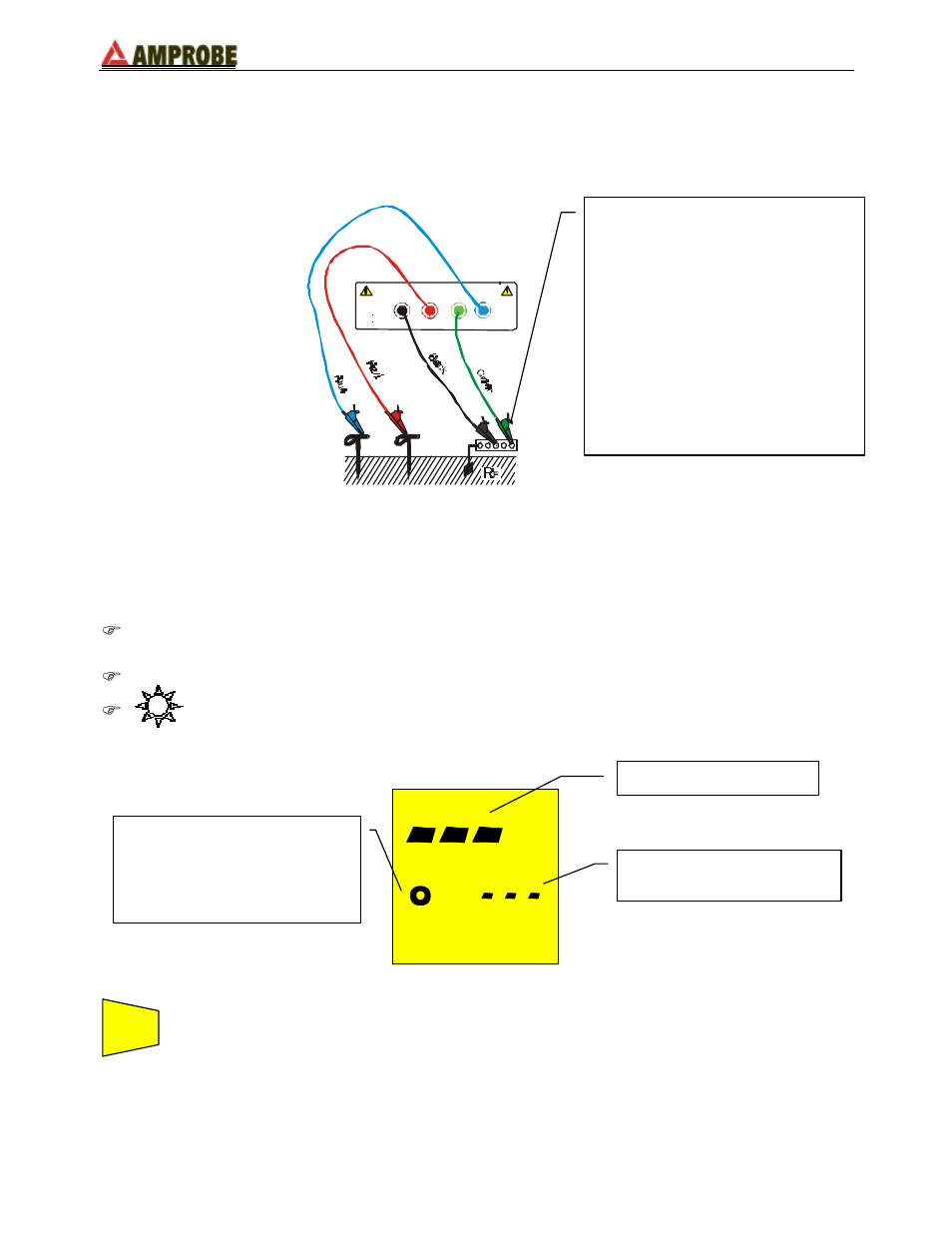 Earth 3 wires | Amprobe GP-2 Geo-Test User Manual | Page 12 / 41