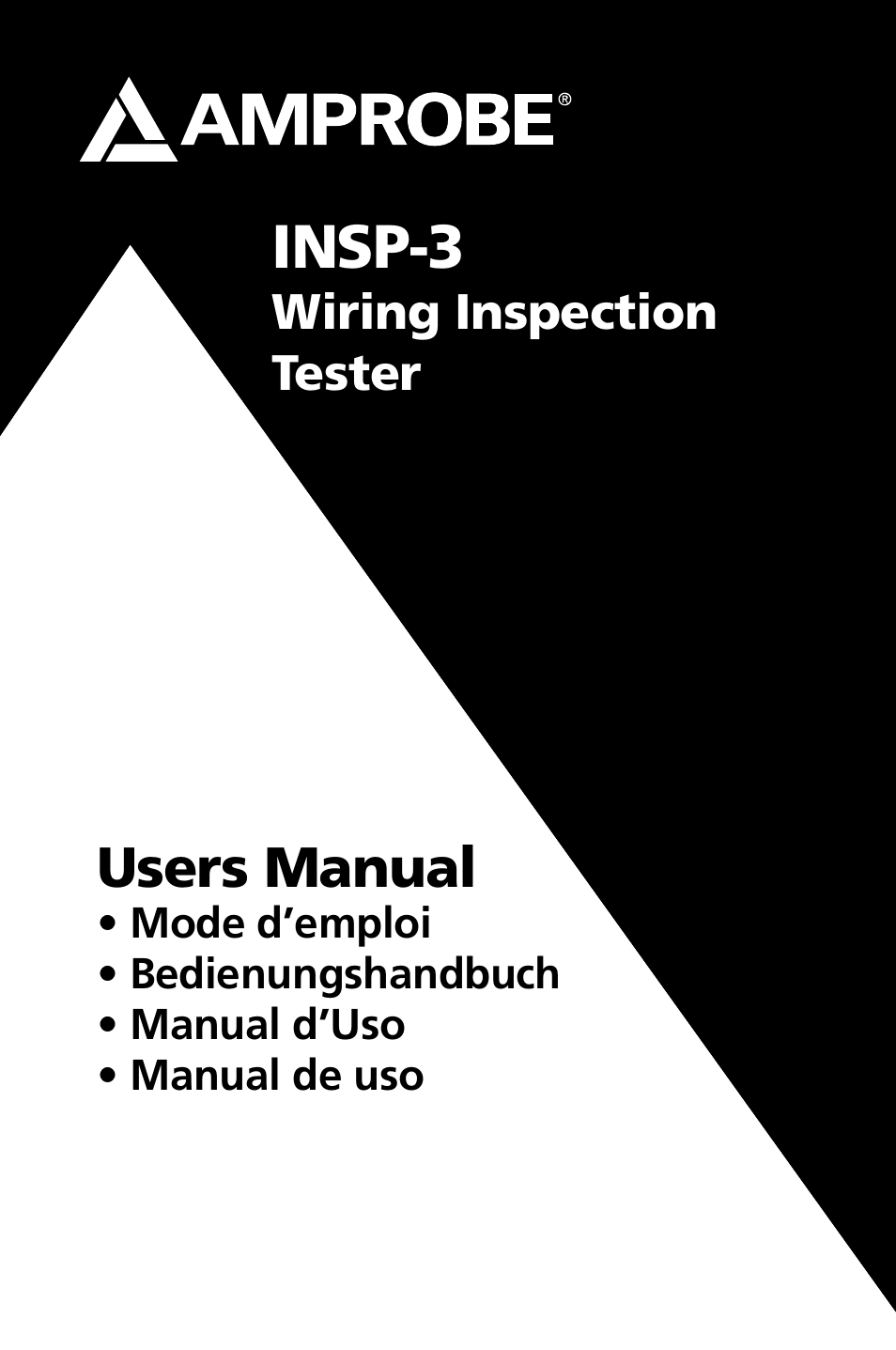 Amprobe INSP-3 Wiring-Inspection-Tester User Manual | 22 pages