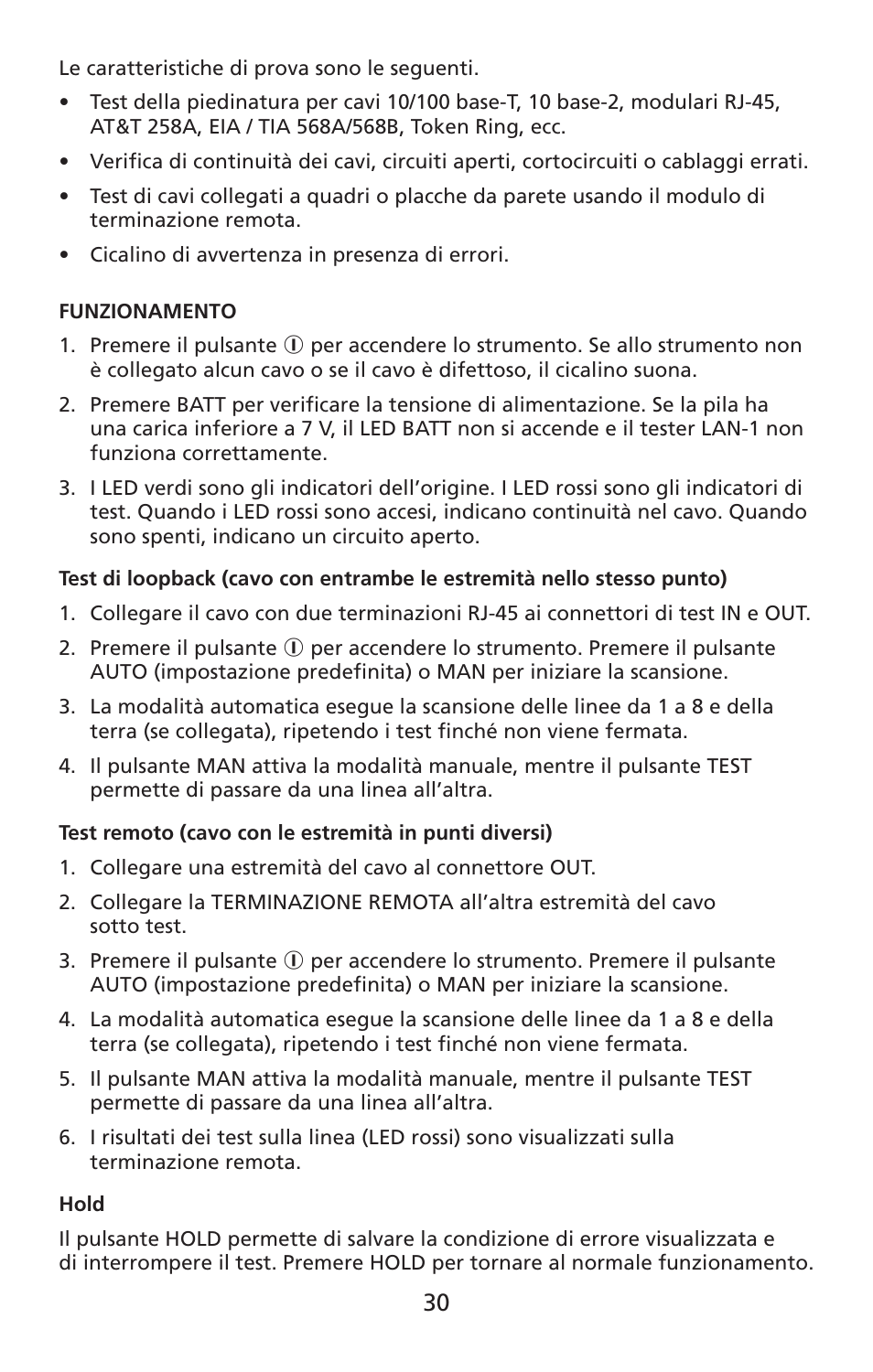 Amprobe LAN-1 Lan-Cable-Tester User Manual | Page 31 / 50