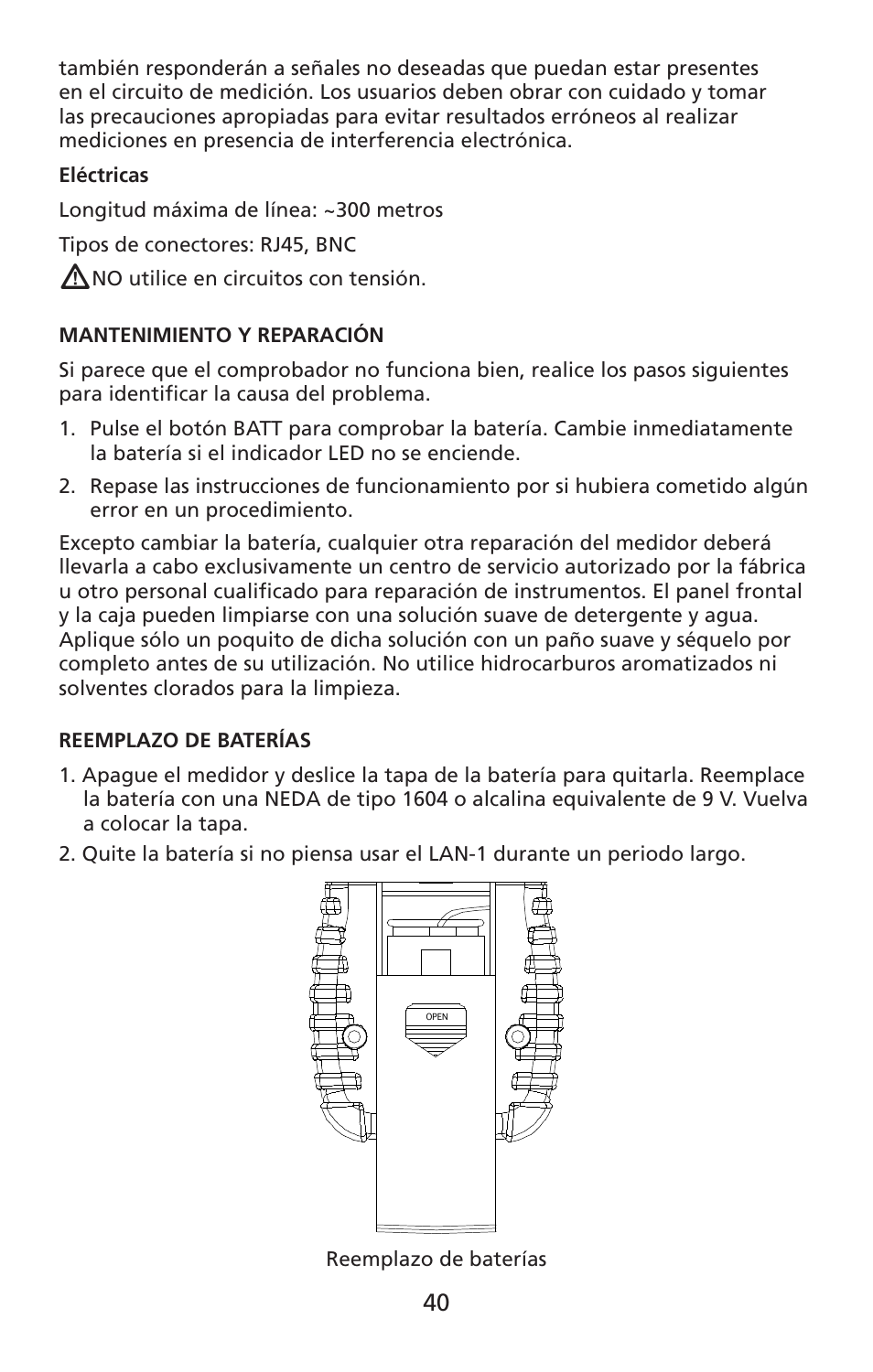 Amprobe LAN-1 Lan-Cable-Tester User Manual | Page 41 / 50