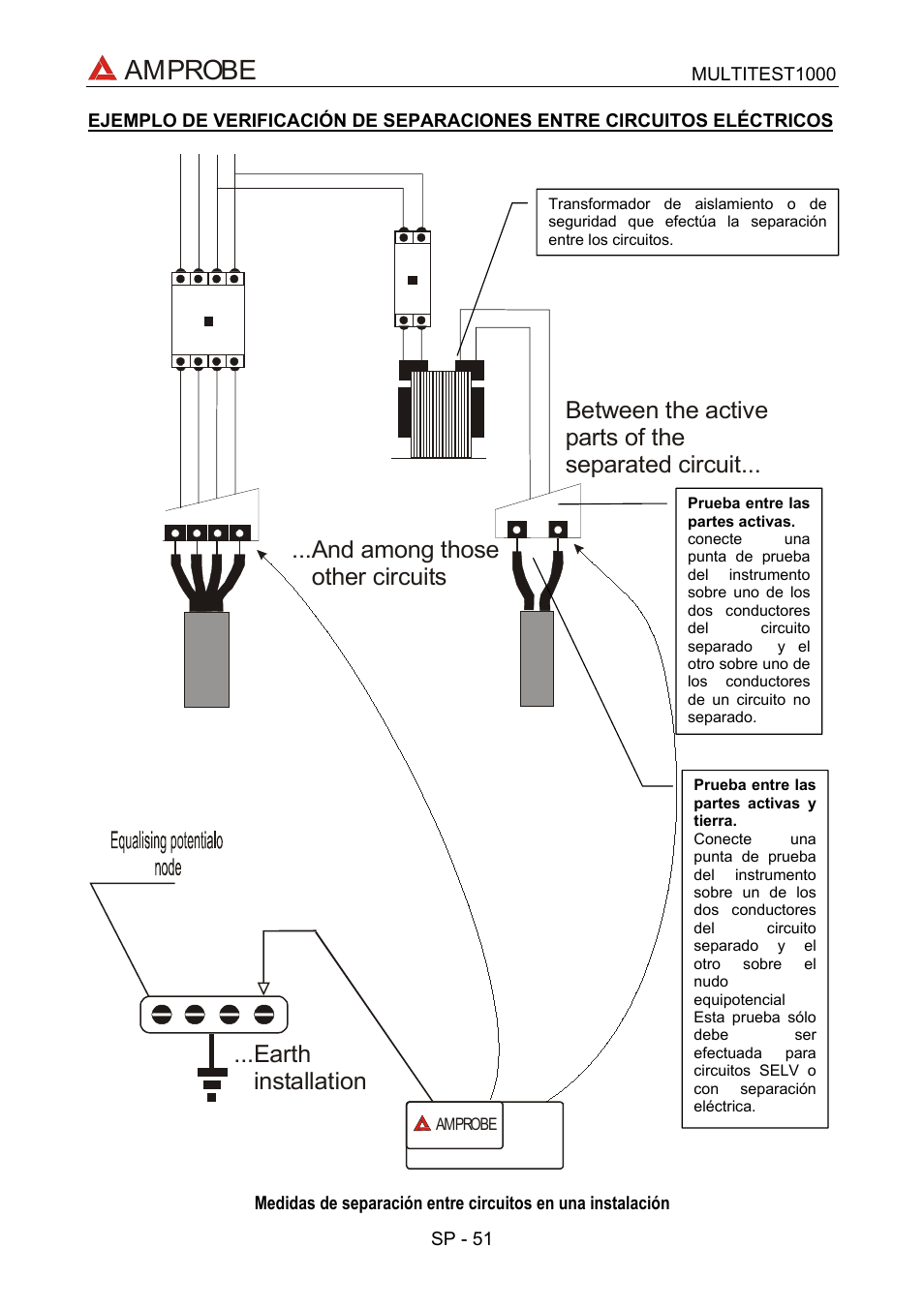 Amprobe | Amprobe Multitest-1000 Continuity-Tester User Manual | Page 118 / 122