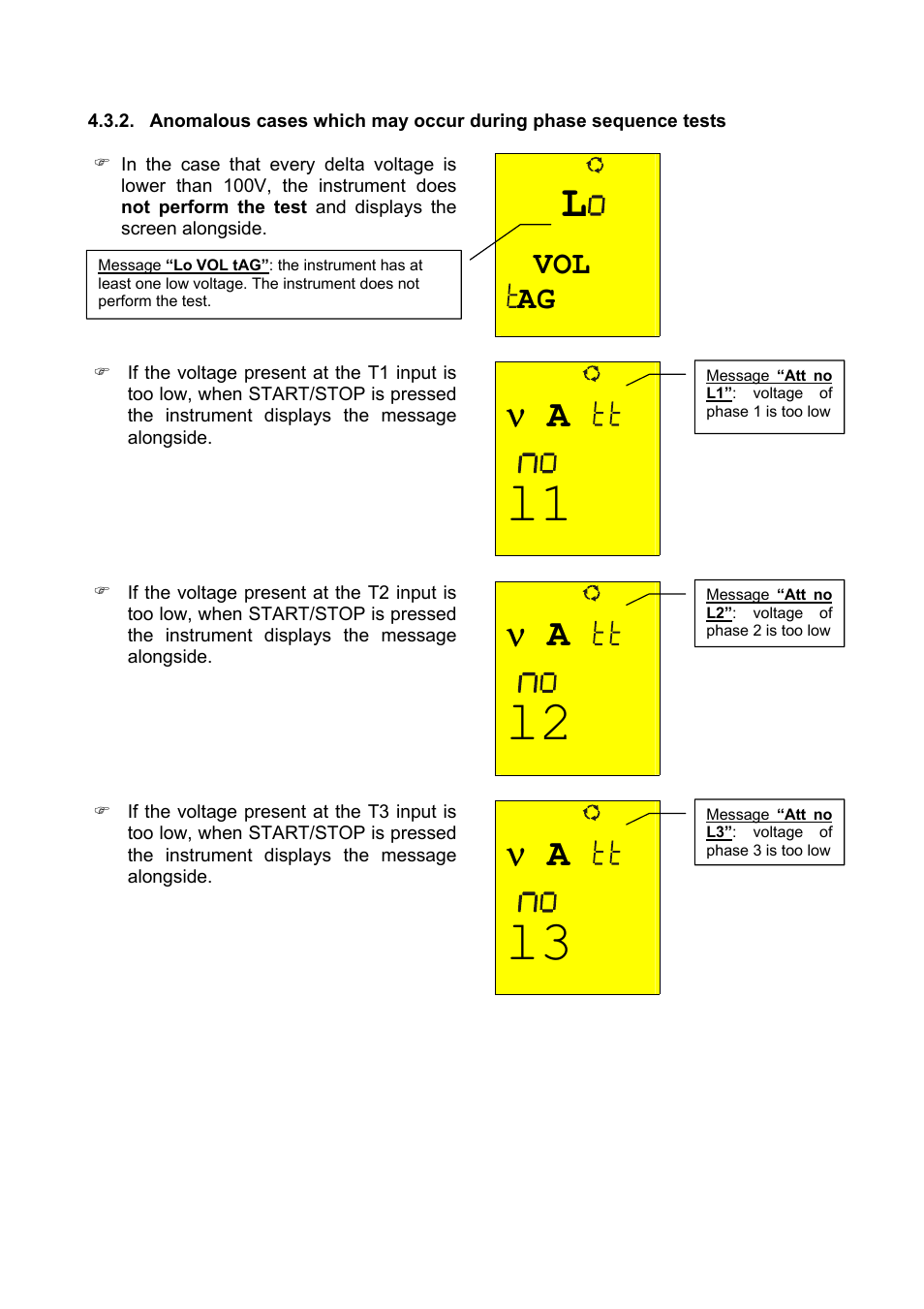 Vol ag | Amprobe Multitest-1000 Continuity-Tester User Manual | Page 29 / 122