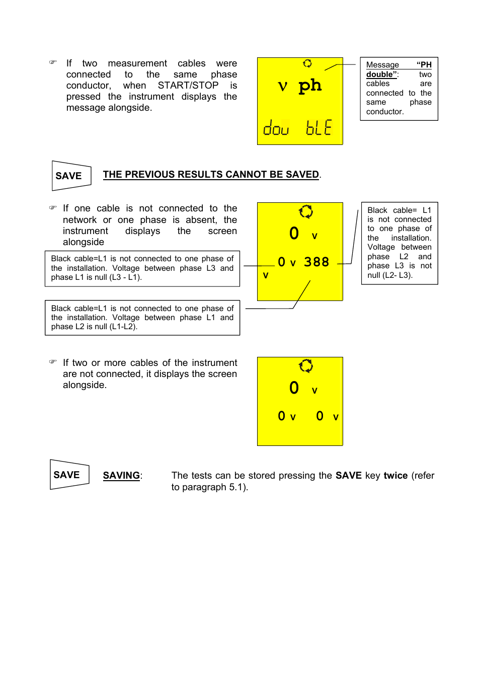 Ν ph | Amprobe Multitest-1000 Continuity-Tester User Manual | Page 30 / 122