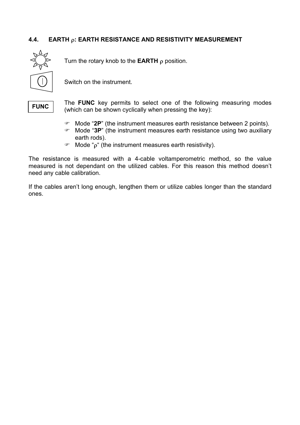 Earth, Ρ: earth resistance and resistivity measurement | Amprobe Multitest-1000 Continuity-Tester User Manual | Page 31 / 122
