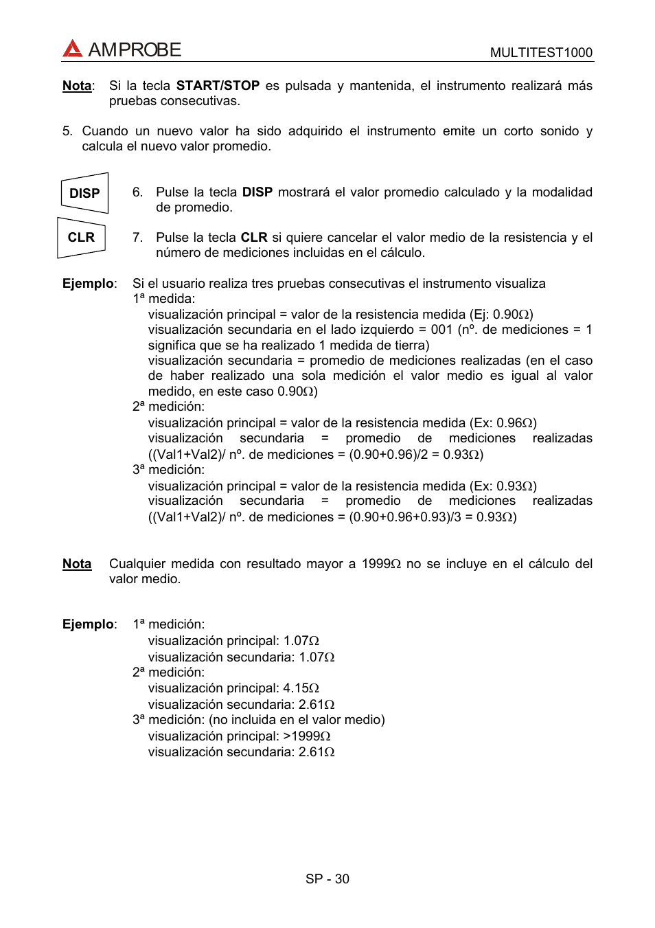 Amprobe | Amprobe Multitest-1000 Continuity-Tester User Manual | Page 97 / 122