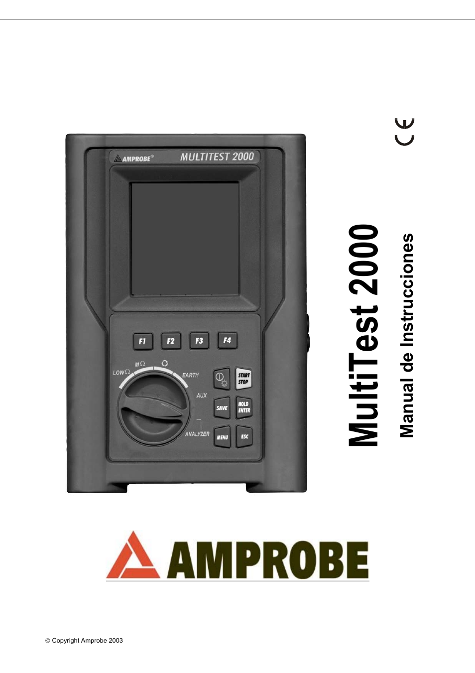 Multitest 2000 | Amprobe Multitest-2000 Continuity-Tester User Manual | Page 179 / 279