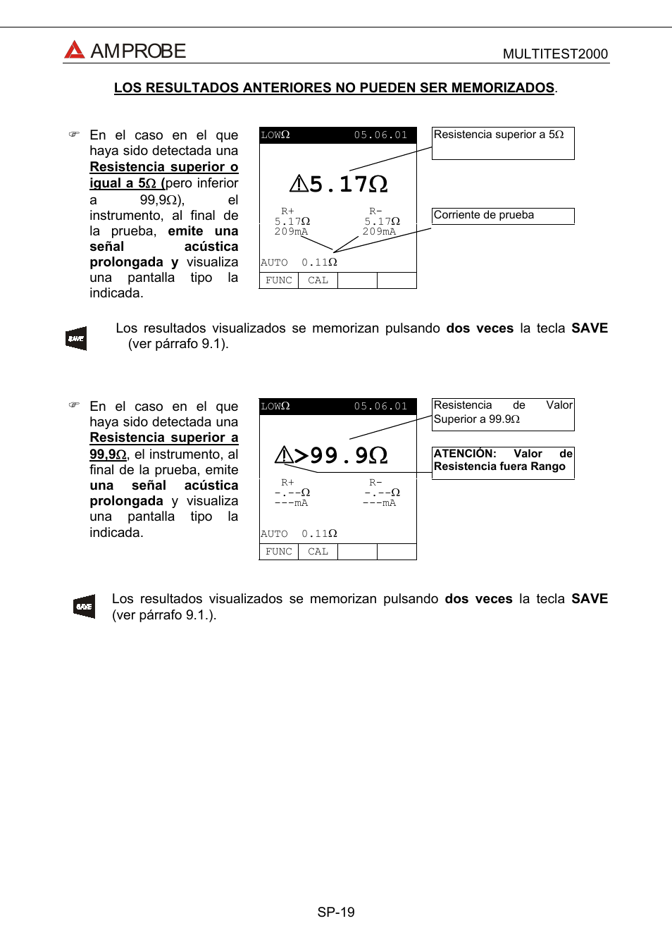 17 ω, Amprobe | Amprobe Multitest-2000 Continuity-Tester User Manual | Page 199 / 279