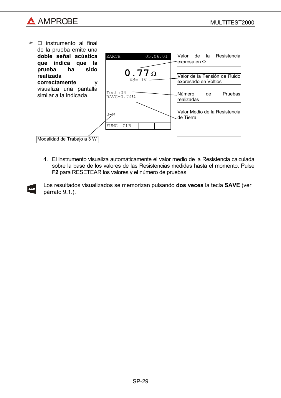 Amprobe | Amprobe Multitest-2000 Continuity-Tester User Manual | Page 209 / 279