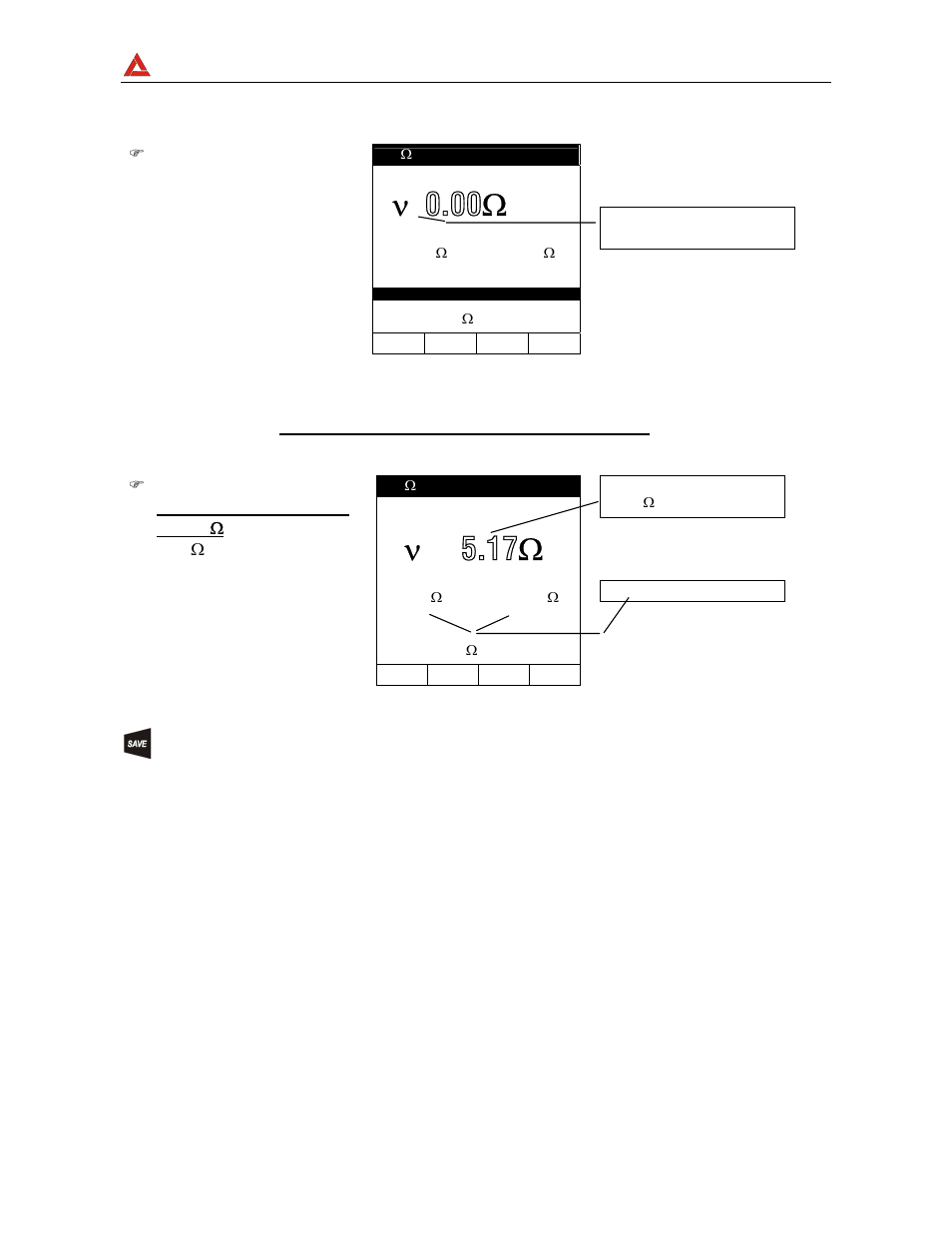 Ν 0.00 ω, Ν 5.17 ω, Amprobe | Amprobe Multitest-2000 Continuity-Tester User Manual | Page 32 / 279