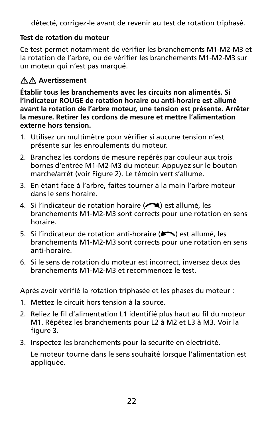 Amprobe PRM-4 Phase-Sequence-Motor-Rotation-Tester User Manual | Page 23 / 73