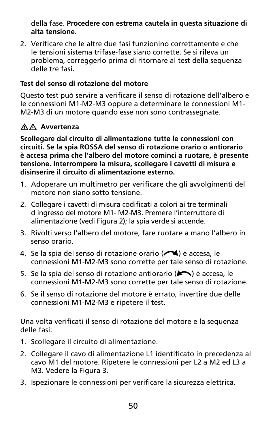 Amprobe PRM-4 Phase-Sequence-Motor-Rotation-Tester User Manual | Page 51 / 73