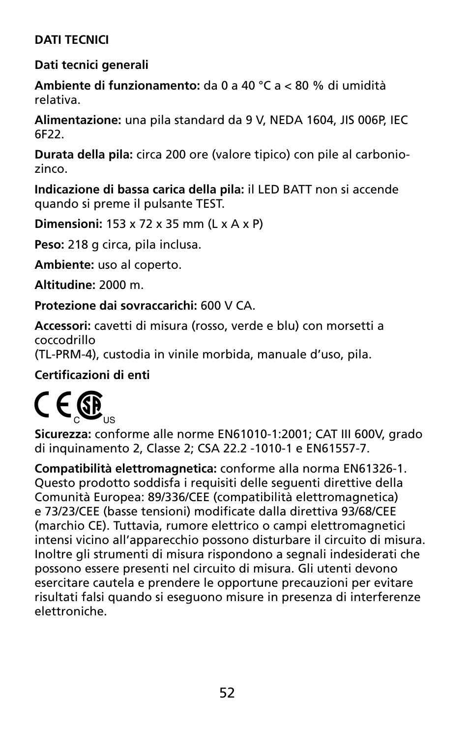 Amprobe PRM-4 Phase-Sequence-Motor-Rotation-Tester User Manual | Page 53 / 73