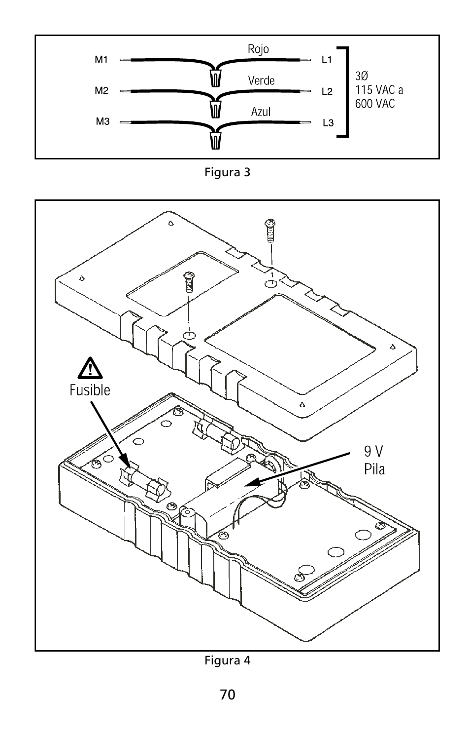 Amprobe PRM-4 Phase-Sequence-Motor-Rotation-Tester User Manual | Page 71 / 73