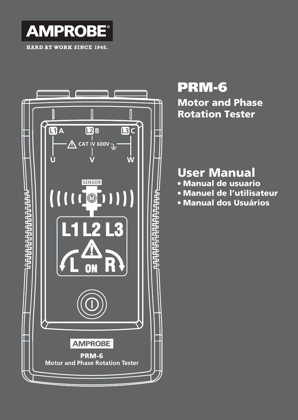 Amprobe PRM-6 User Manual | 52 pages