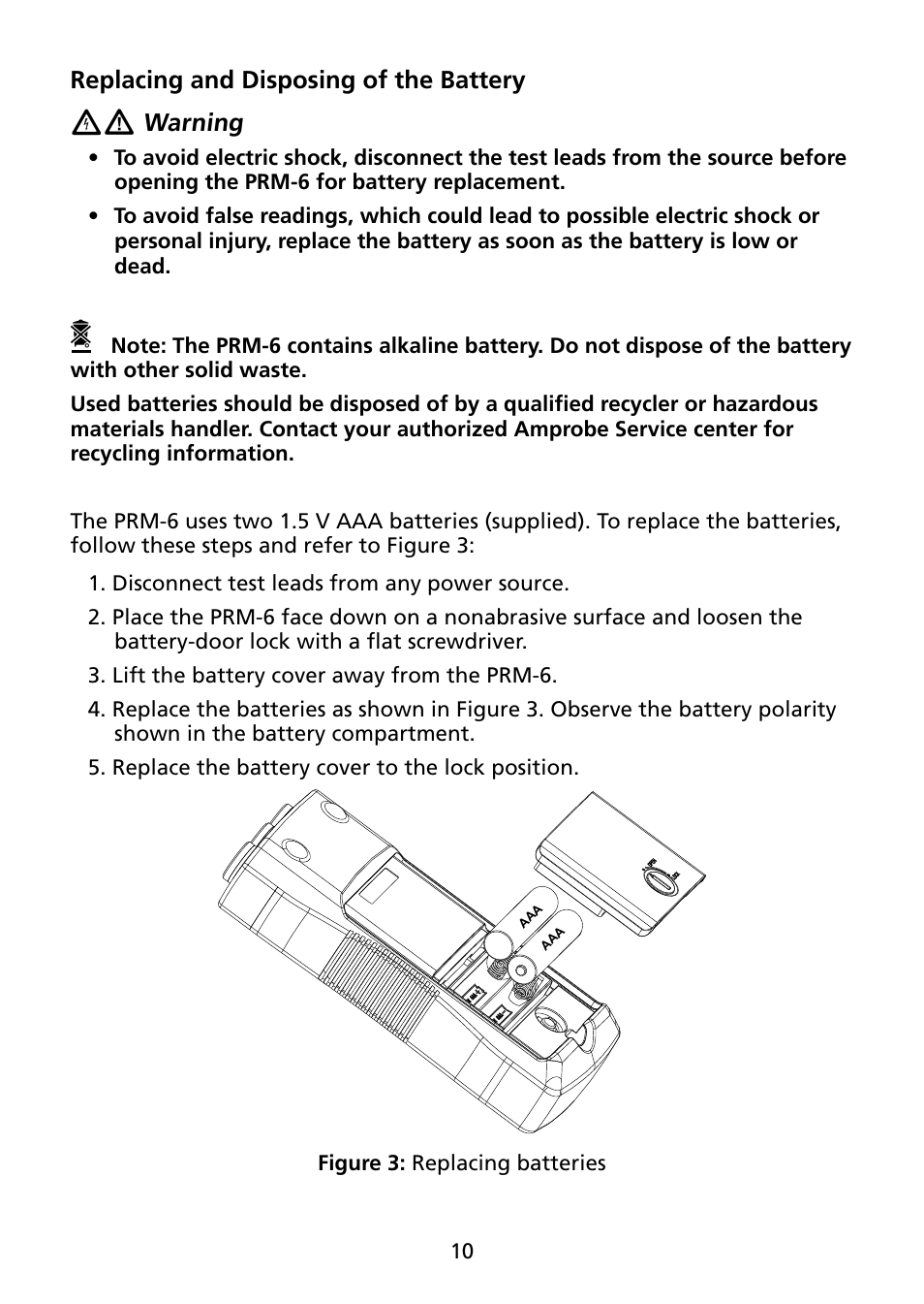 Amprobe PRM-6 User Manual | Page 14 / 52