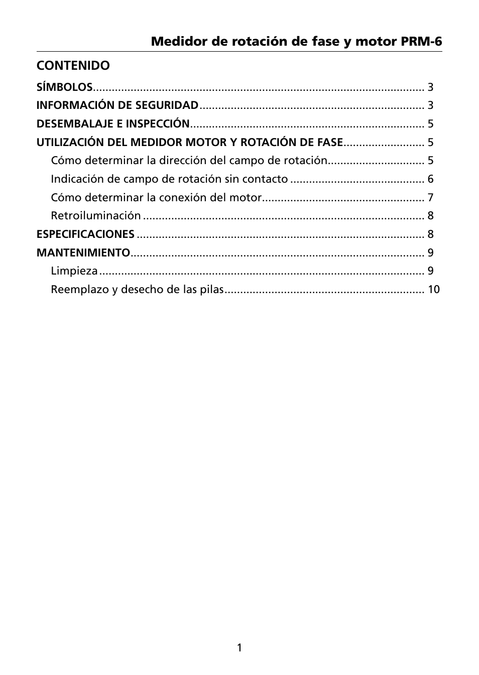 Amprobe PRM-6 User Manual | Page 17 / 52