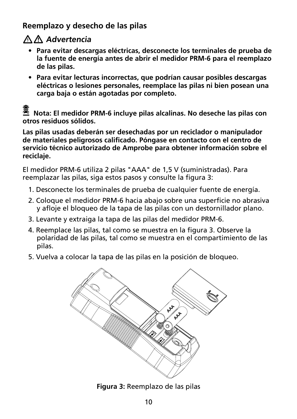 Amprobe PRM-6 User Manual | Page 26 / 52