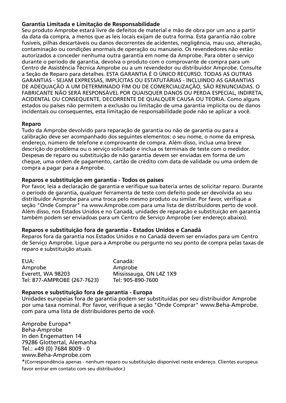 Amprobe PRM-6 User Manual | Page 40 / 52