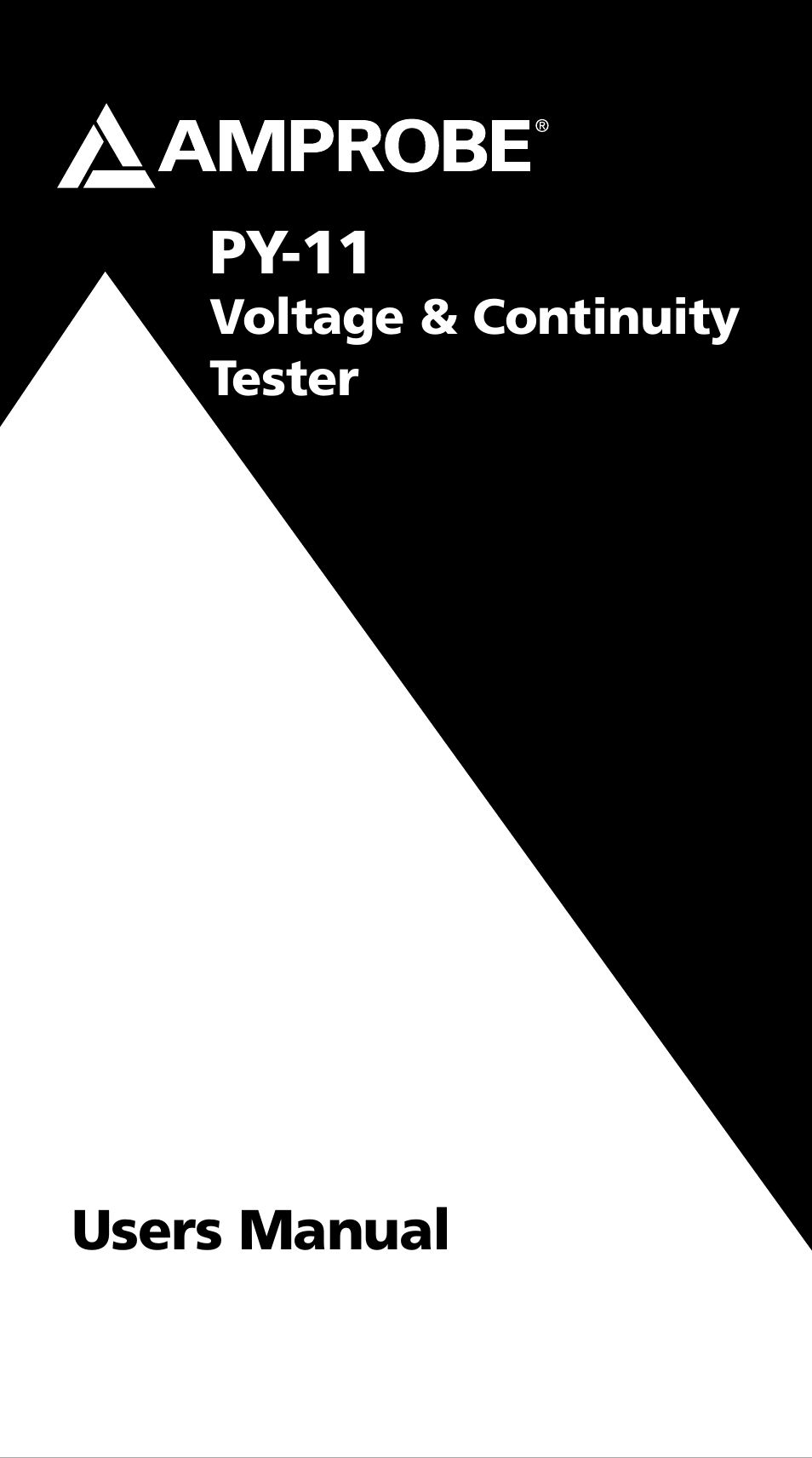 Amprobe PY-11 Continuity Tester User Manual | 14 pages