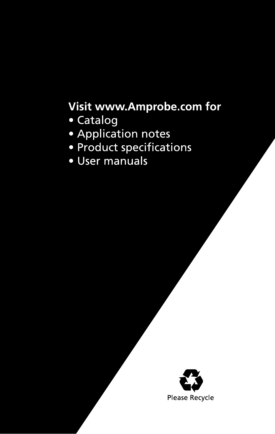 Amprobe PY-1A ACDC-Voltage-Tester User Manual | Page 12 / 12