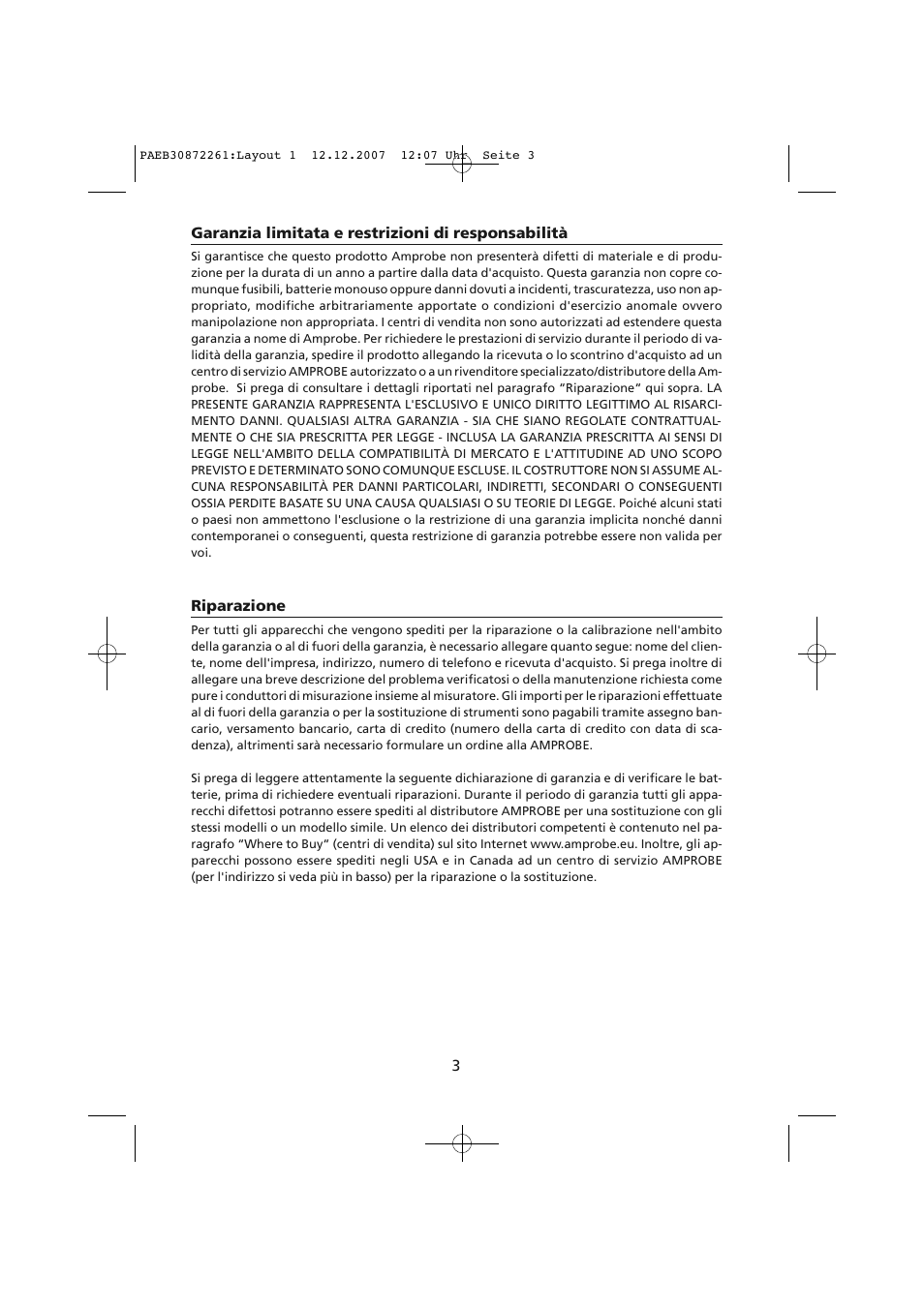 Amprobe Telaris-Earth-Test Earth-Resistance-Tester User Manual | Page 101 / 124