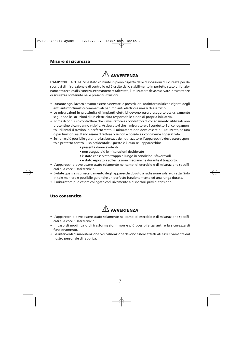 Amprobe Telaris-Earth-Test Earth-Resistance-Tester User Manual | Page 105 / 124