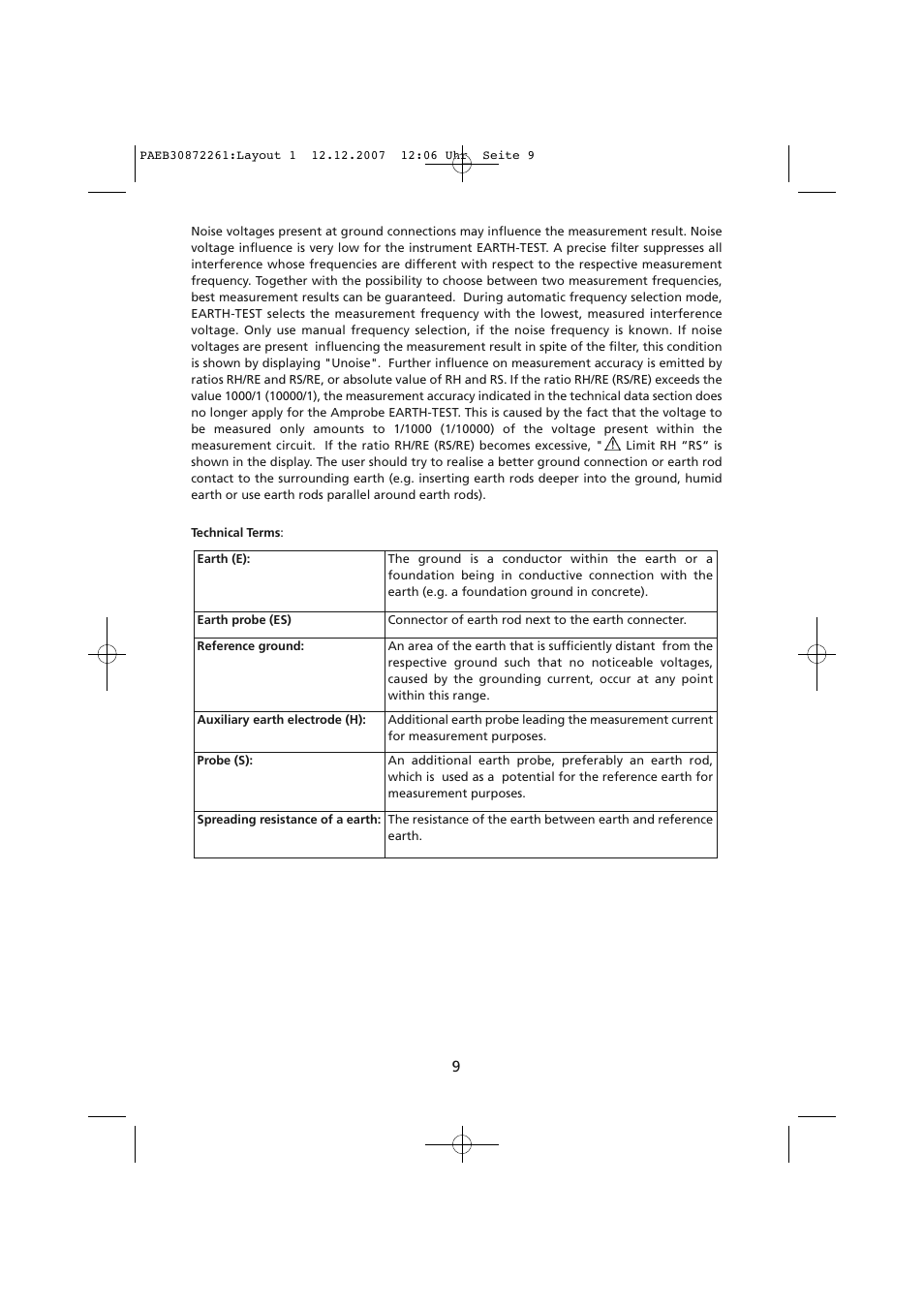 Amprobe Telaris-Earth-Test Earth-Resistance-Tester User Manual | Page 11 / 124