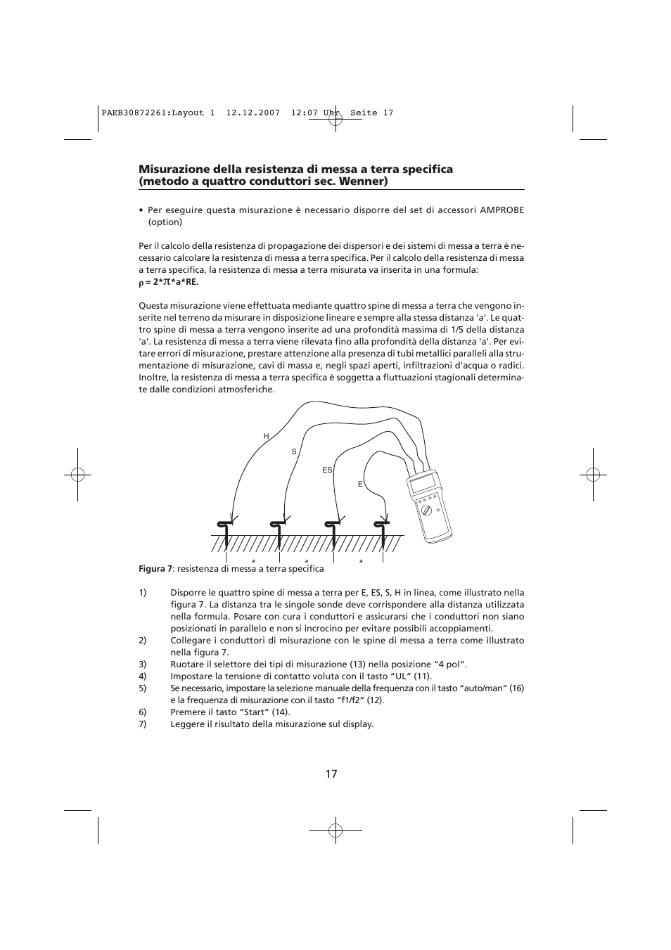 Amprobe Telaris-Earth-Test Earth-Resistance-Tester User Manual | Page 115 / 124