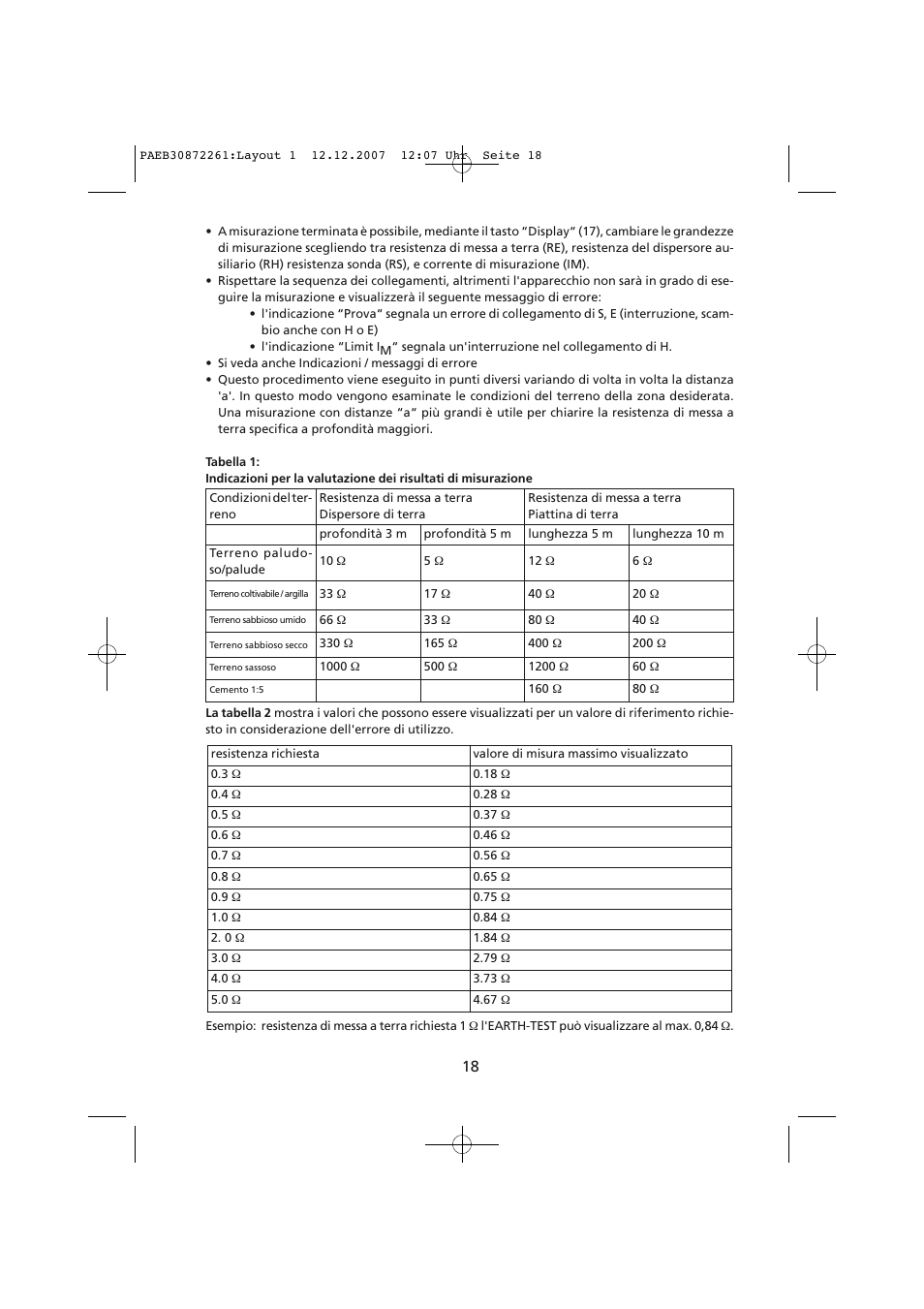 Amprobe Telaris-Earth-Test Earth-Resistance-Tester User Manual | Page 116 / 124