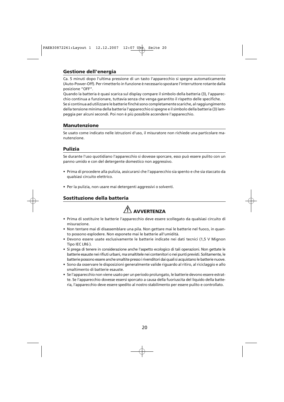 Amprobe Telaris-Earth-Test Earth-Resistance-Tester User Manual | Page 118 / 124