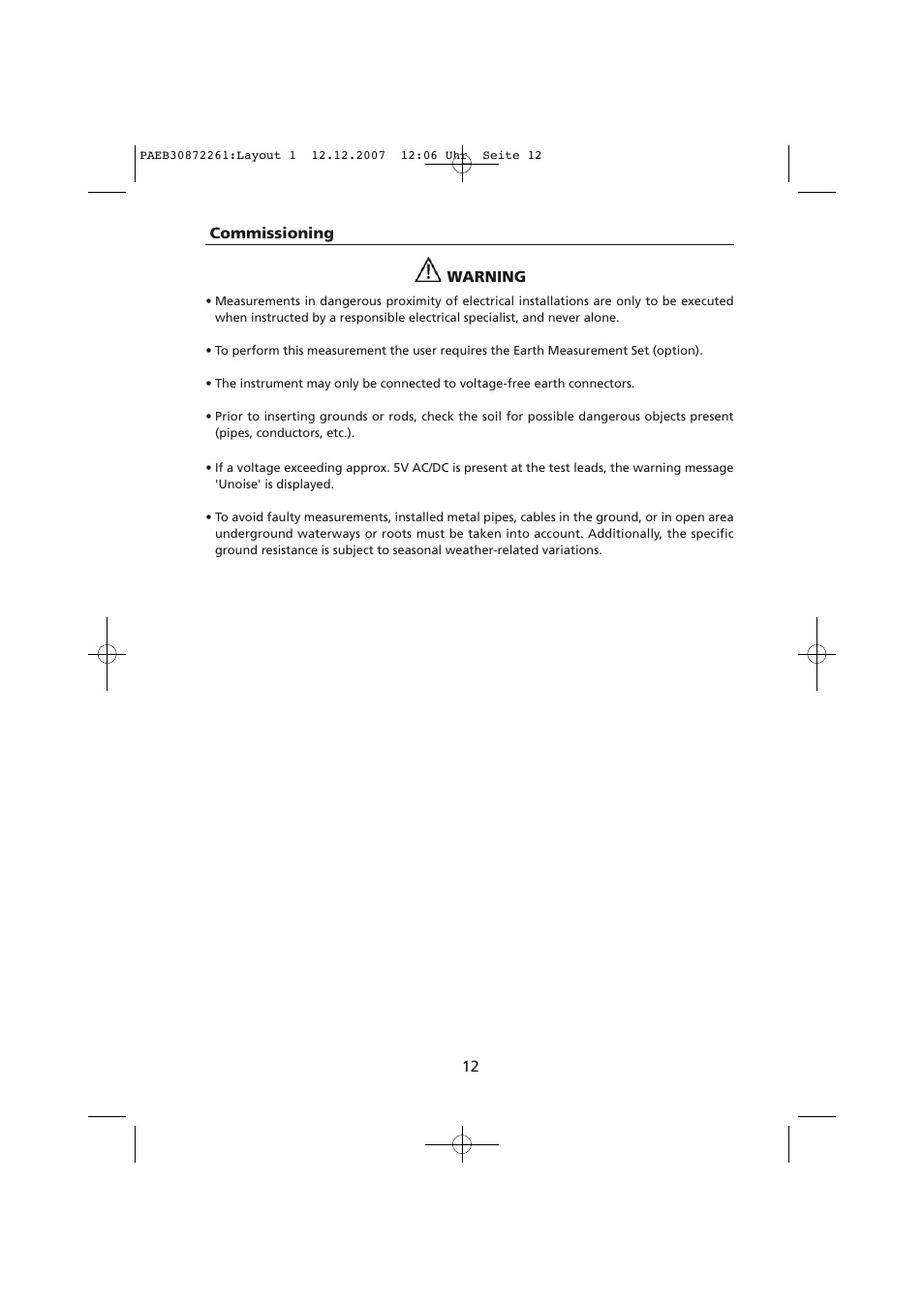 Amprobe Telaris-Earth-Test Earth-Resistance-Tester User Manual | Page 14 / 124