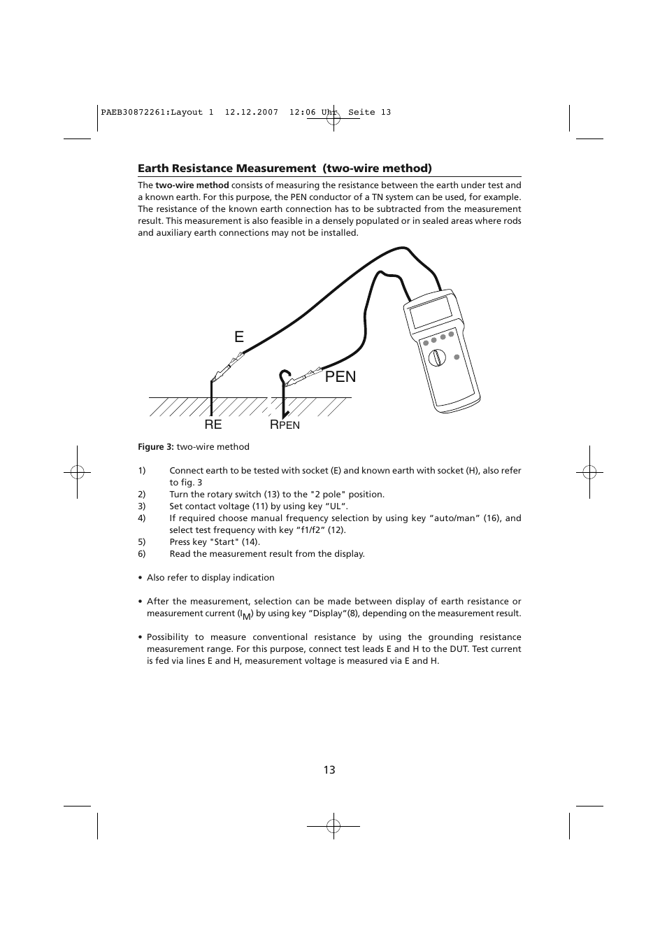 Epen, Re r | Amprobe Telaris-Earth-Test Earth-Resistance-Tester User Manual | Page 15 / 124