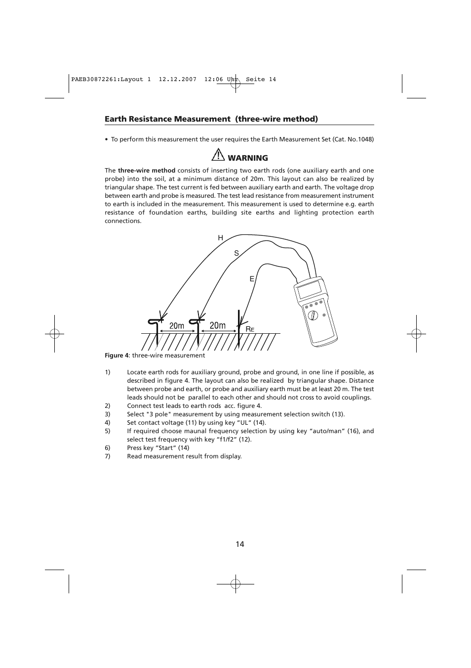 Amprobe Telaris-Earth-Test Earth-Resistance-Tester User Manual | Page 16 / 124