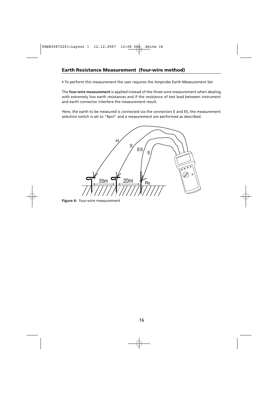 Amprobe Telaris-Earth-Test Earth-Resistance-Tester User Manual | Page 18 / 124