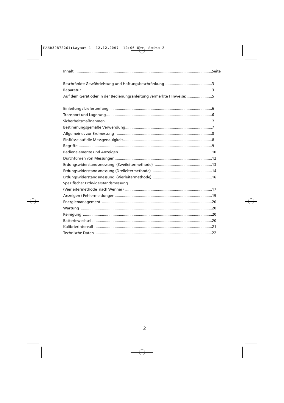 Amprobe Telaris-Earth-Test Earth-Resistance-Tester User Manual | Page 28 / 124