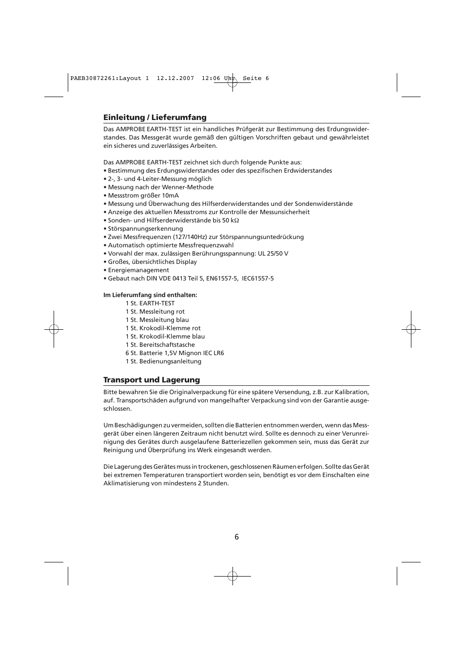 Amprobe Telaris-Earth-Test Earth-Resistance-Tester User Manual | Page 32 / 124