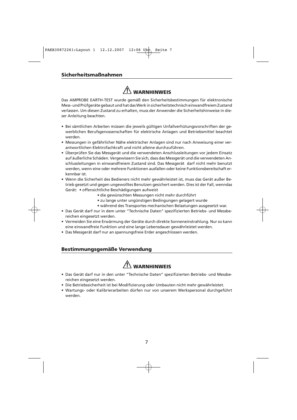 Amprobe Telaris-Earth-Test Earth-Resistance-Tester User Manual | Page 33 / 124