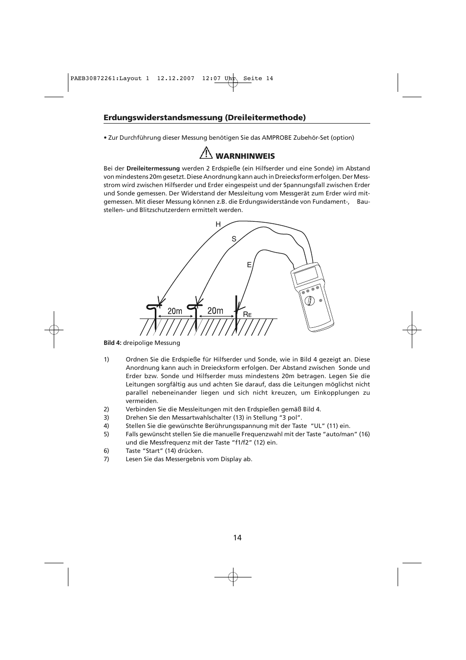 Amprobe Telaris-Earth-Test Earth-Resistance-Tester User Manual | Page 40 / 124