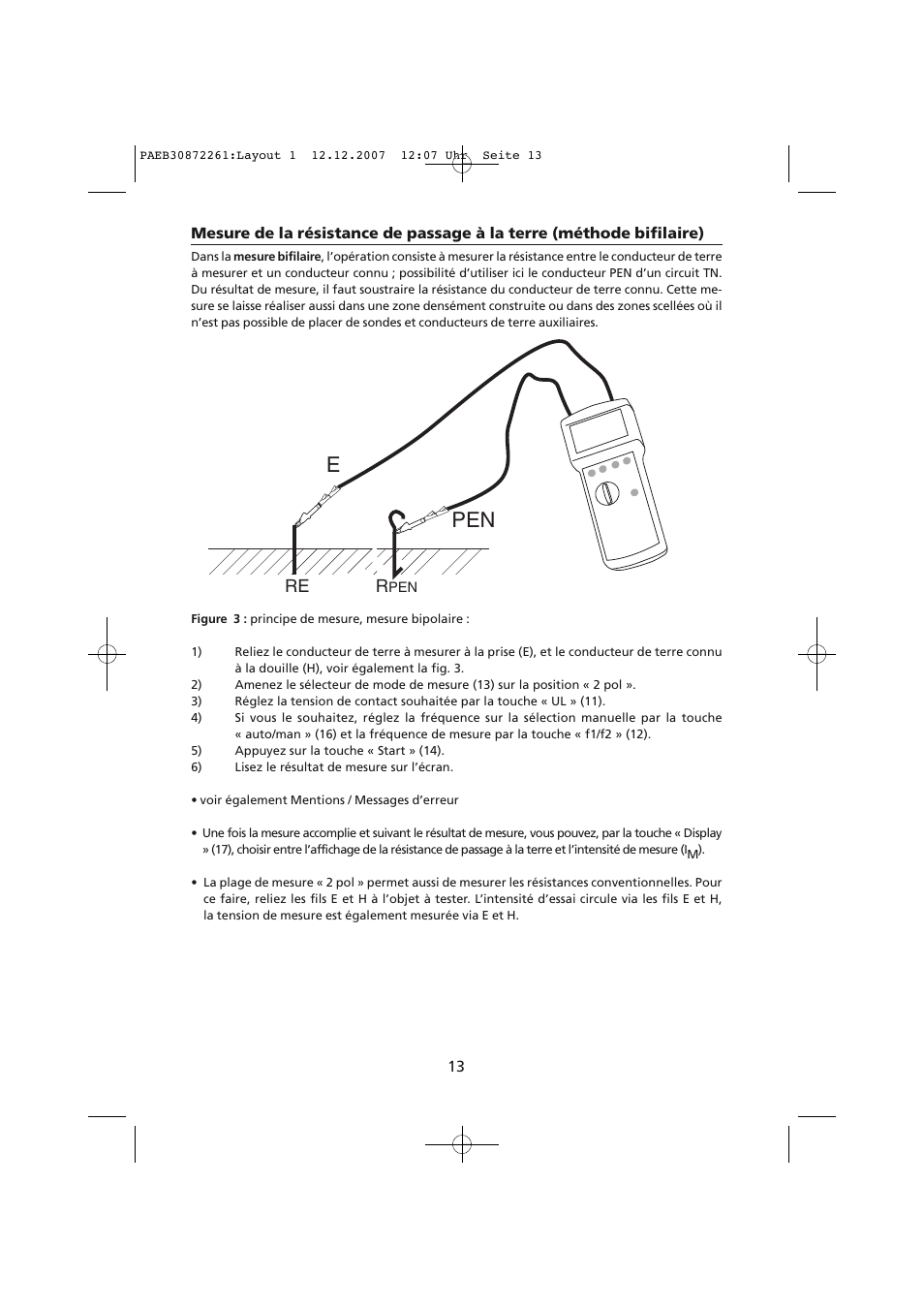 Epen, Re r | Amprobe Telaris-Earth-Test Earth-Resistance-Tester User Manual | Page 63 / 124