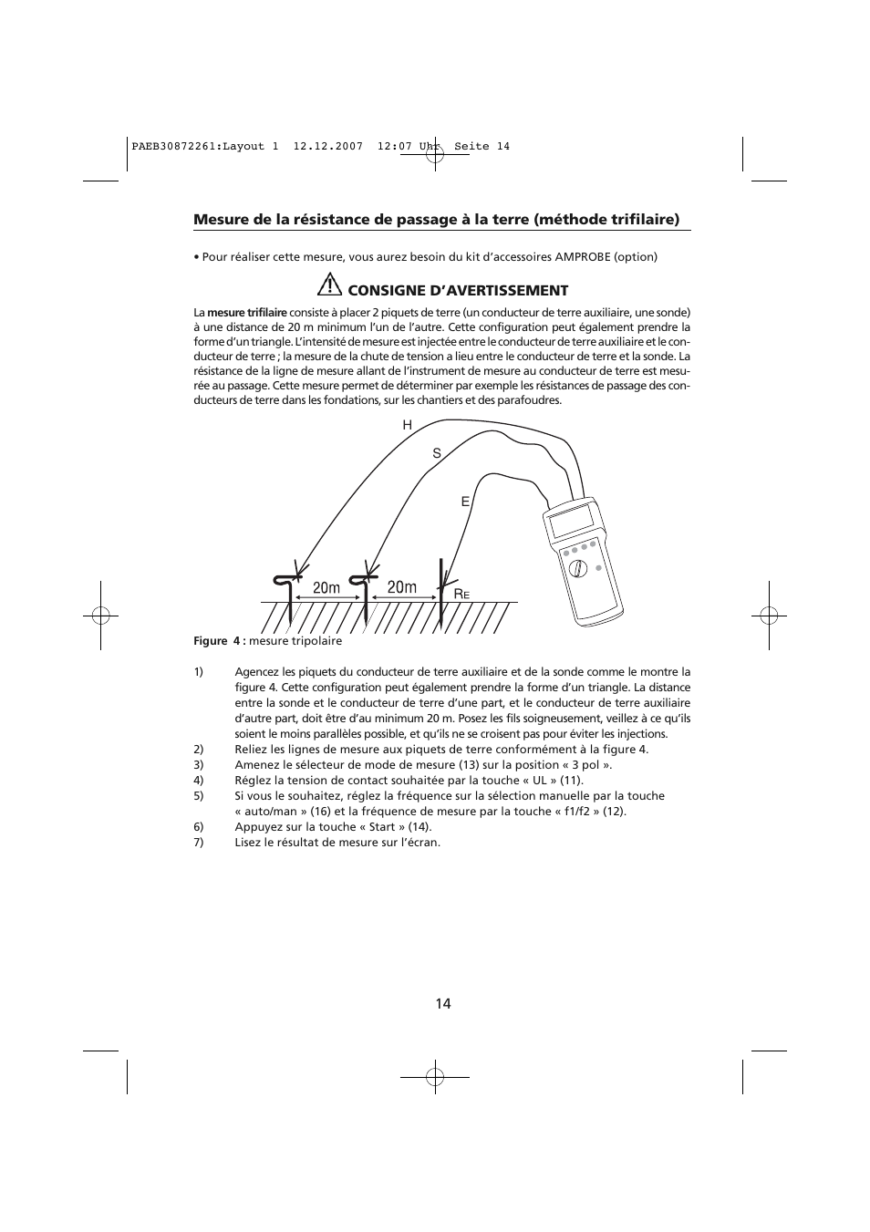 Amprobe Telaris-Earth-Test Earth-Resistance-Tester User Manual | Page 64 / 124