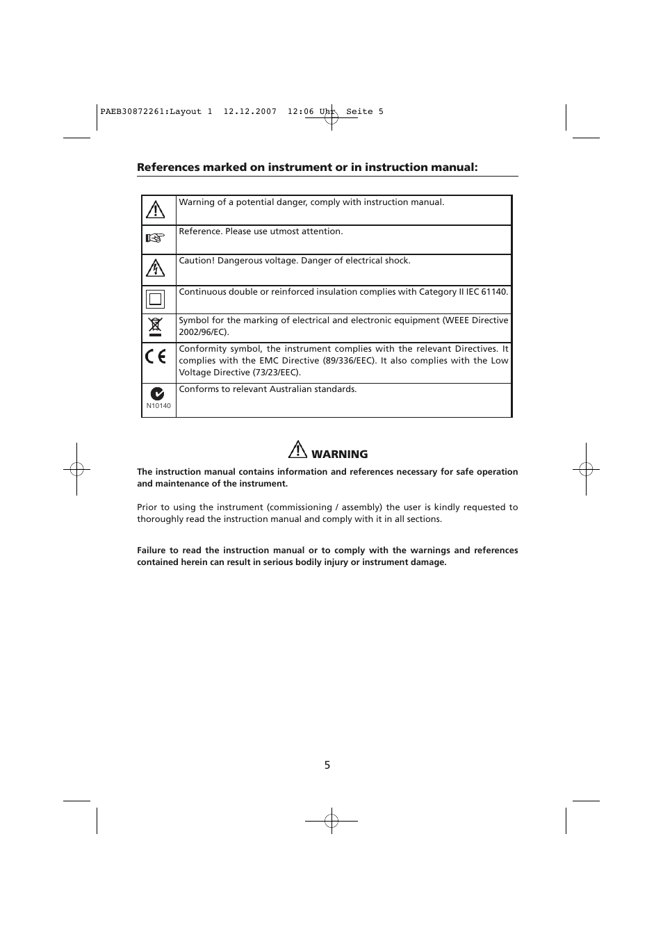Amprobe Telaris-Earth-Test Earth-Resistance-Tester User Manual | Page 7 / 124