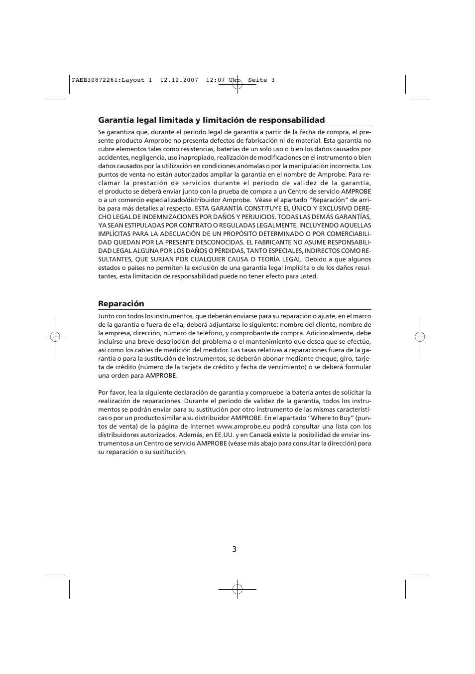 Amprobe Telaris-Earth-Test Earth-Resistance-Tester User Manual | Page 77 / 124