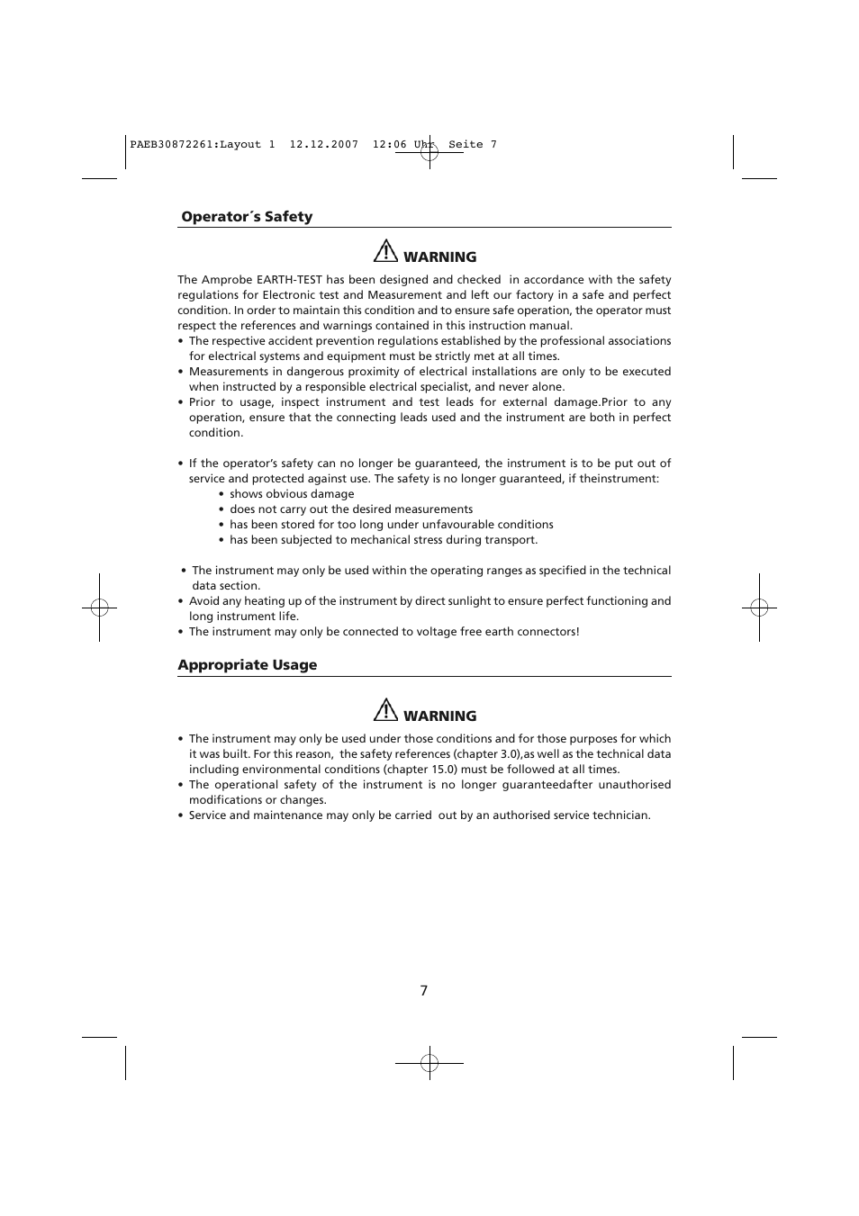 Amprobe Telaris-Earth-Test Earth-Resistance-Tester User Manual | Page 9 / 124