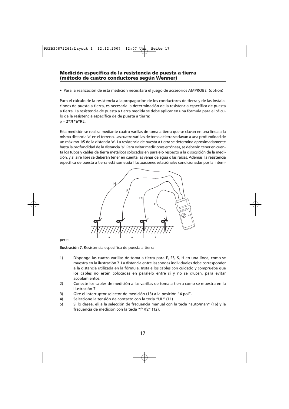 Amprobe Telaris-Earth-Test Earth-Resistance-Tester User Manual | Page 91 / 124