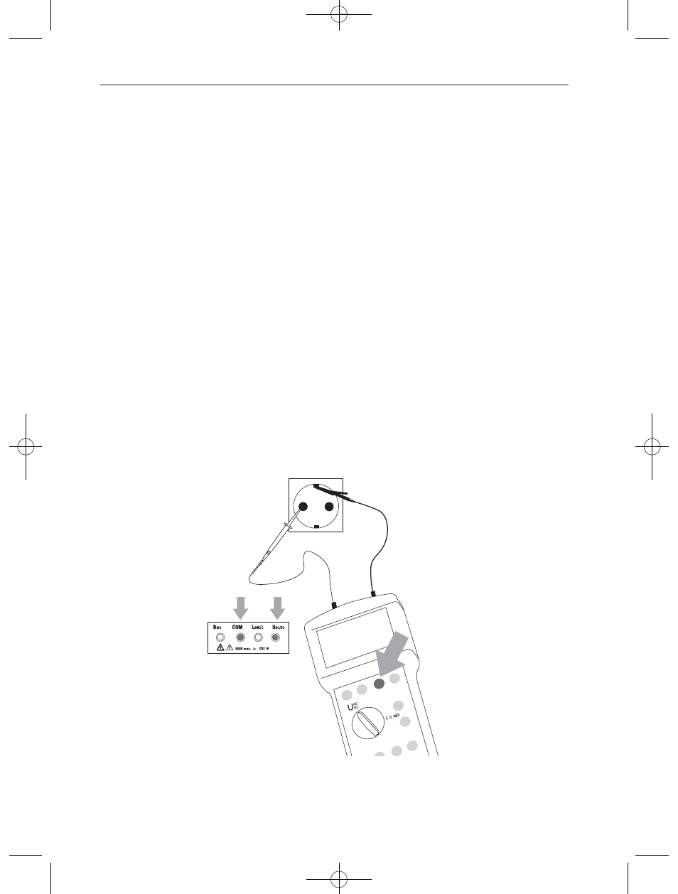 Spannungsmessung ac/dc | Amprobe Telaris-ISO-PRO Insulation-Tester User Manual | Page 49 / 144