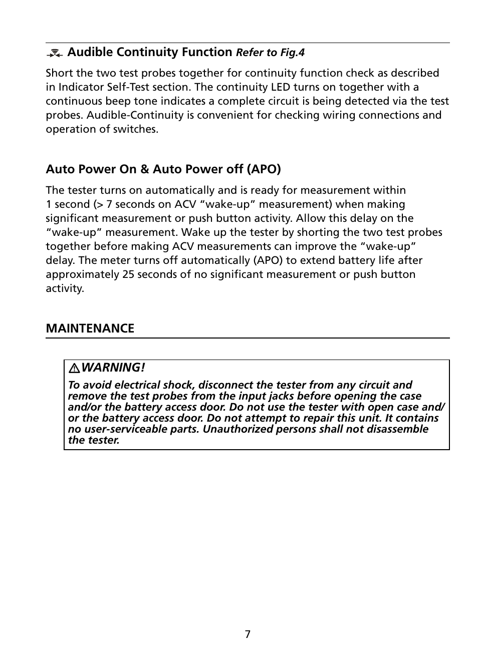 Amprobe VPC-30 VPC-31 Voltage-Continuity User Manual | Page 13 / 96