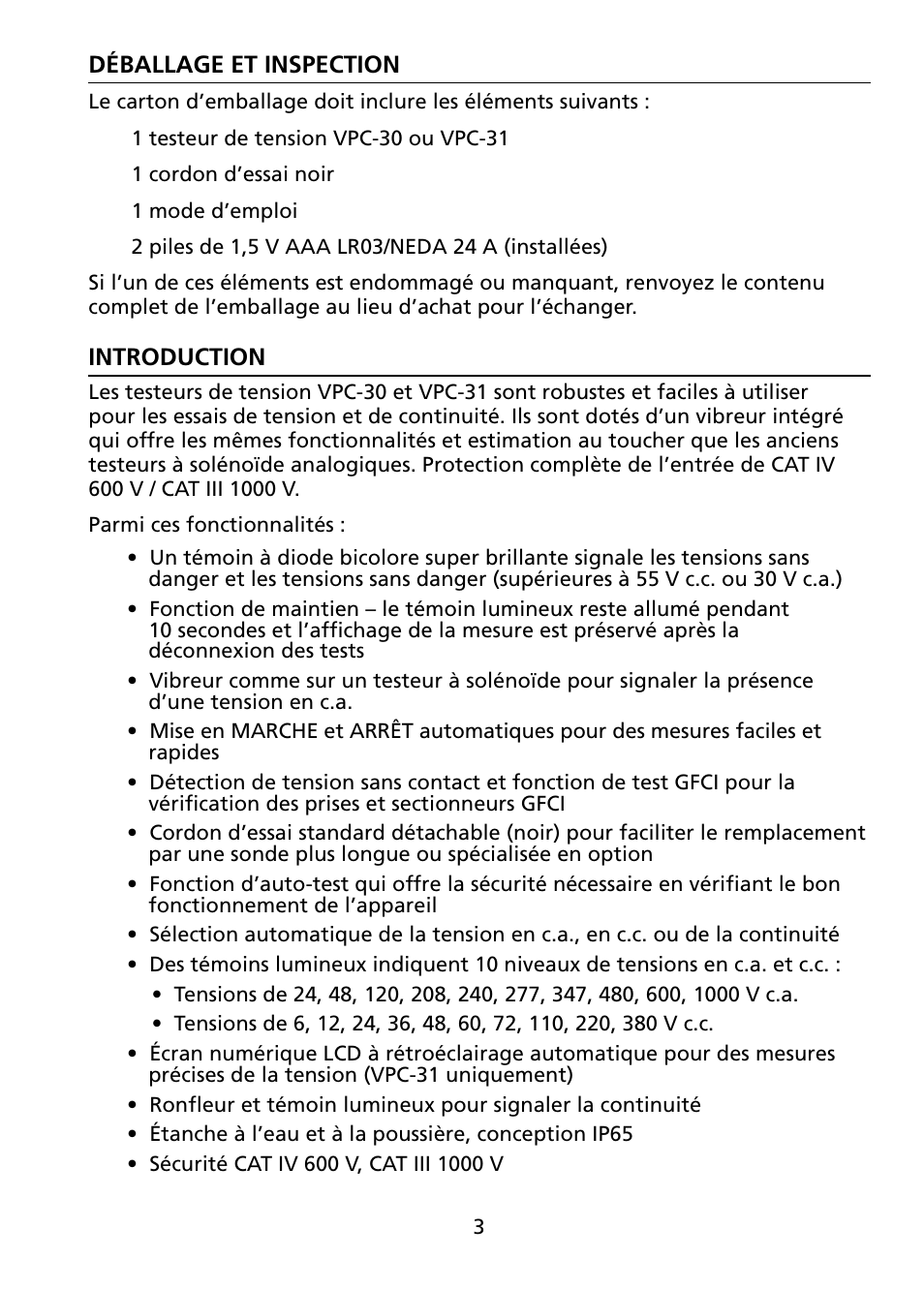 Amprobe VPC-30 VPC-31 Voltage-Continuity User Manual | Page 27 / 96