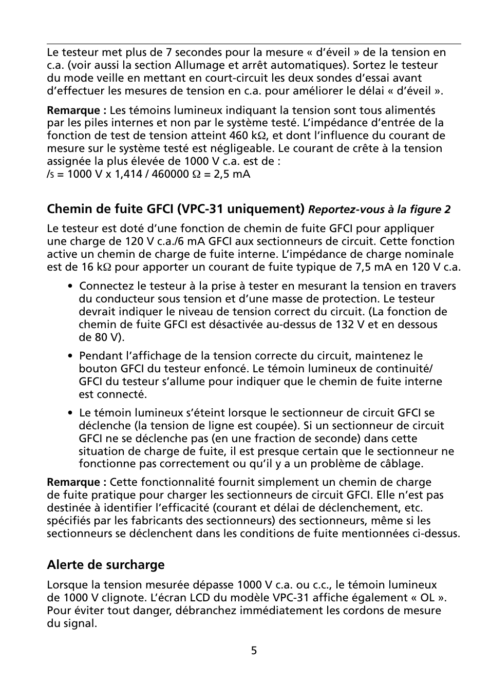 Amprobe VPC-30 VPC-31 Voltage-Continuity User Manual | Page 29 / 96