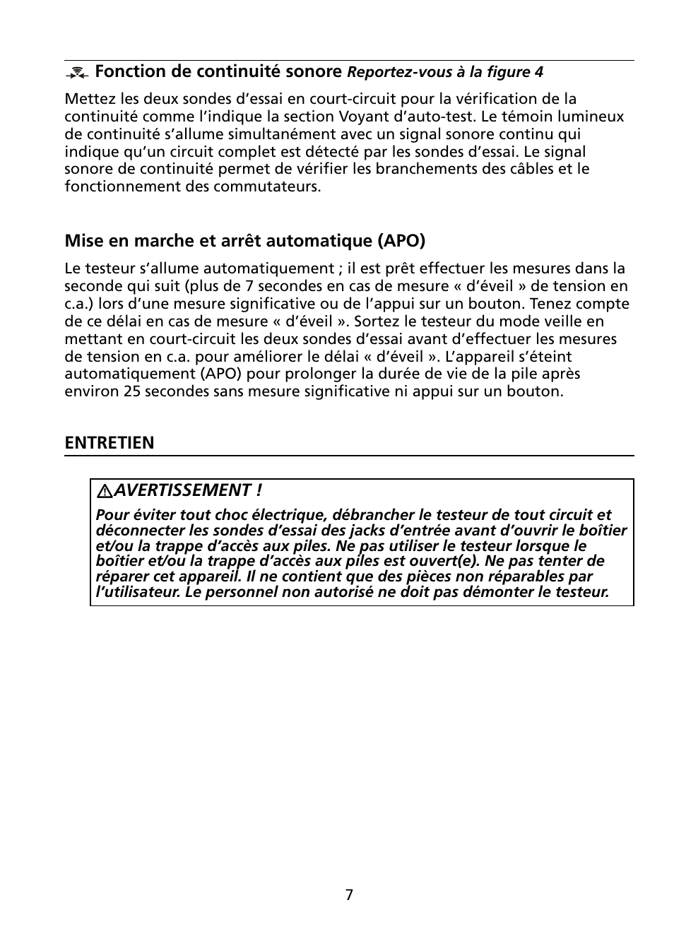 Amprobe VPC-30 VPC-31 Voltage-Continuity User Manual | Page 31 / 96
