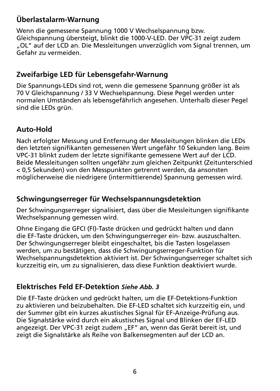 Amprobe VPC-30 VPC-31 Voltage-Continuity User Manual | Page 48 / 96